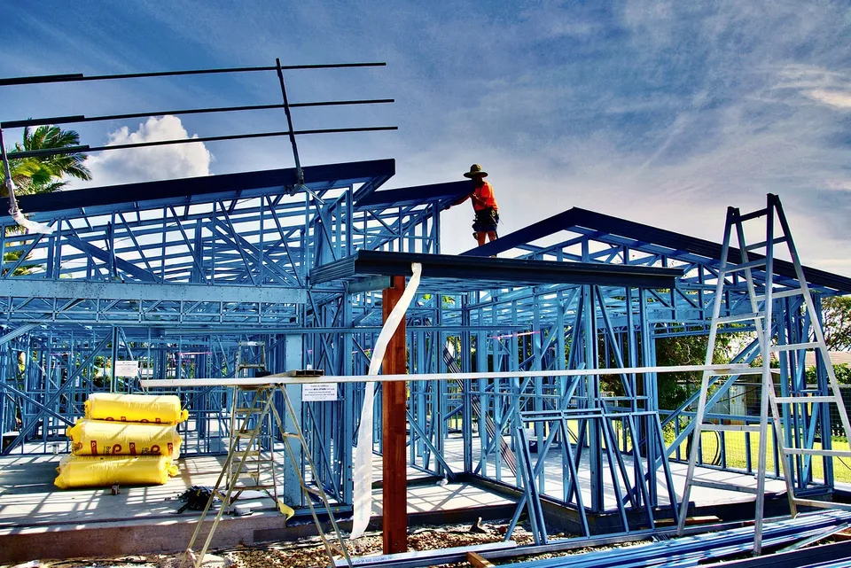 Construction framing steel house